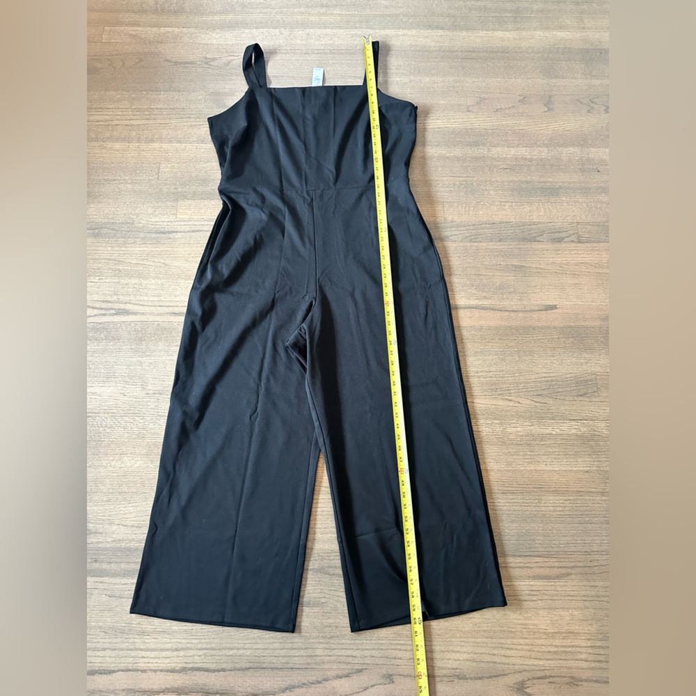 NEW Gap Ponte Square Neck Knit Jumpsuit-Size XXL-Black - Picture 11 of 13